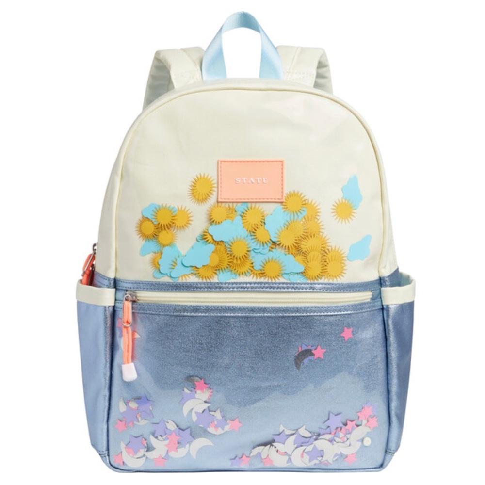 RARE Kane Kids State Backpack- Day & Night Sequins- Good Used Condition